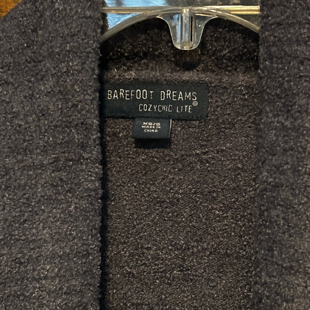 Barefoot Dreams Charcoal CozyChic Lite Cardigan